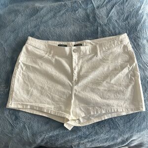 White denim shorts wild fable